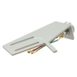 Flat Headshell for Lenco B52, B55, L72, L75, L78. silver - NEW in box with warranty. In stock and available for immediate worldwide shipping  			