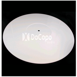 Pure White Perspex Acrylic Turntable Mat - NEW in box with warranty. In stock and available for immediate worldwide shipping  			