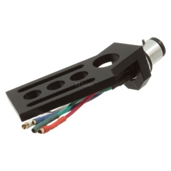 Solid SME Headshell for Straight Arms. black - NEW in box with warranty. In stock and available for immediate worldwide shipping  			