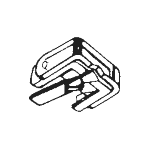 NDC EJ/ED/HE for Shure Designer Series : Brand:JICO, Info:JICO Stylus (AE10256), Stylus:Nude elliptical